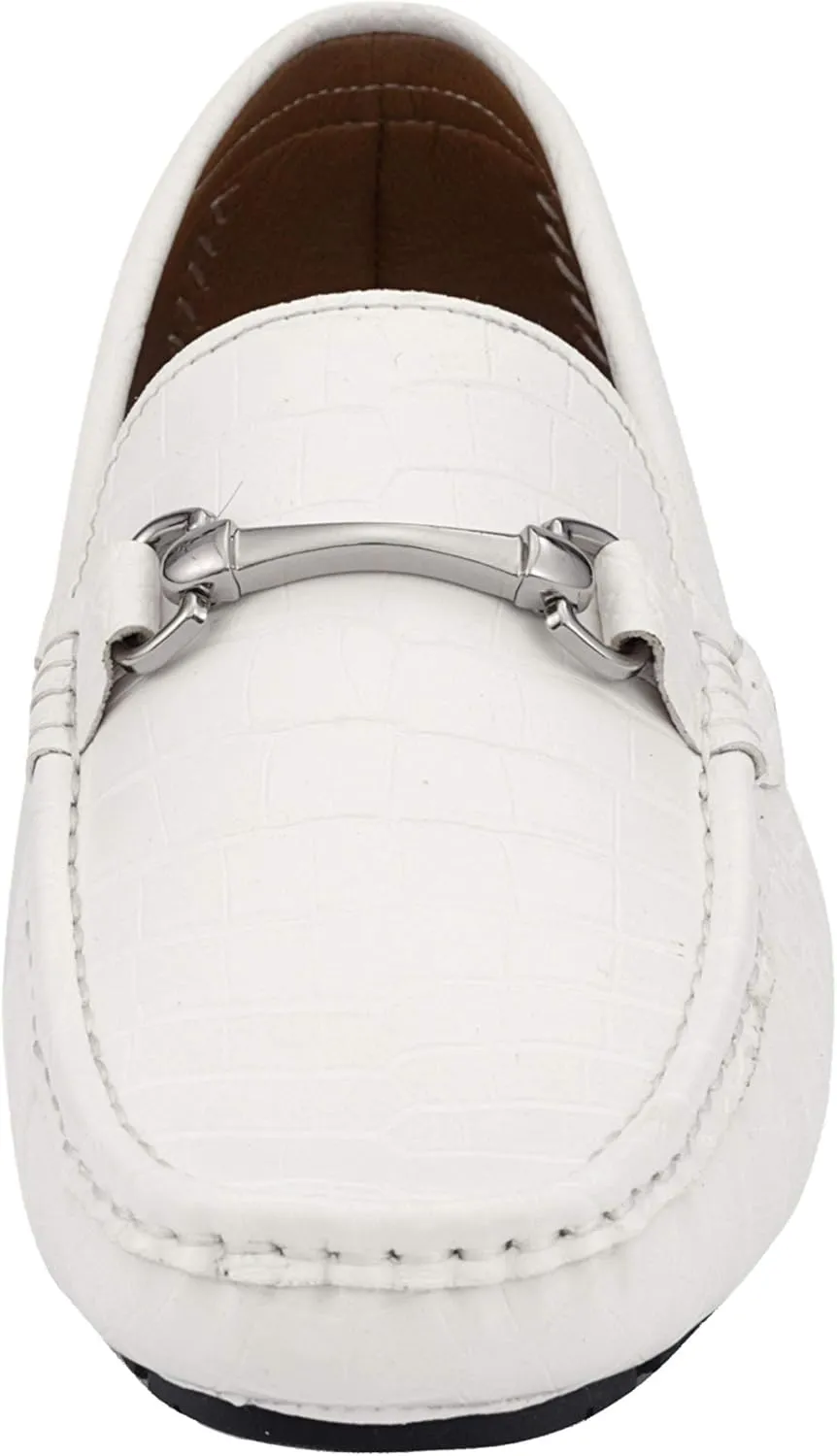 Amali Cola - Driving Moccasins for Men – Mens Slip On Loafers, Moccasins, Slip-on Dress Shoes - Driving Loafers with Matching Color Bit