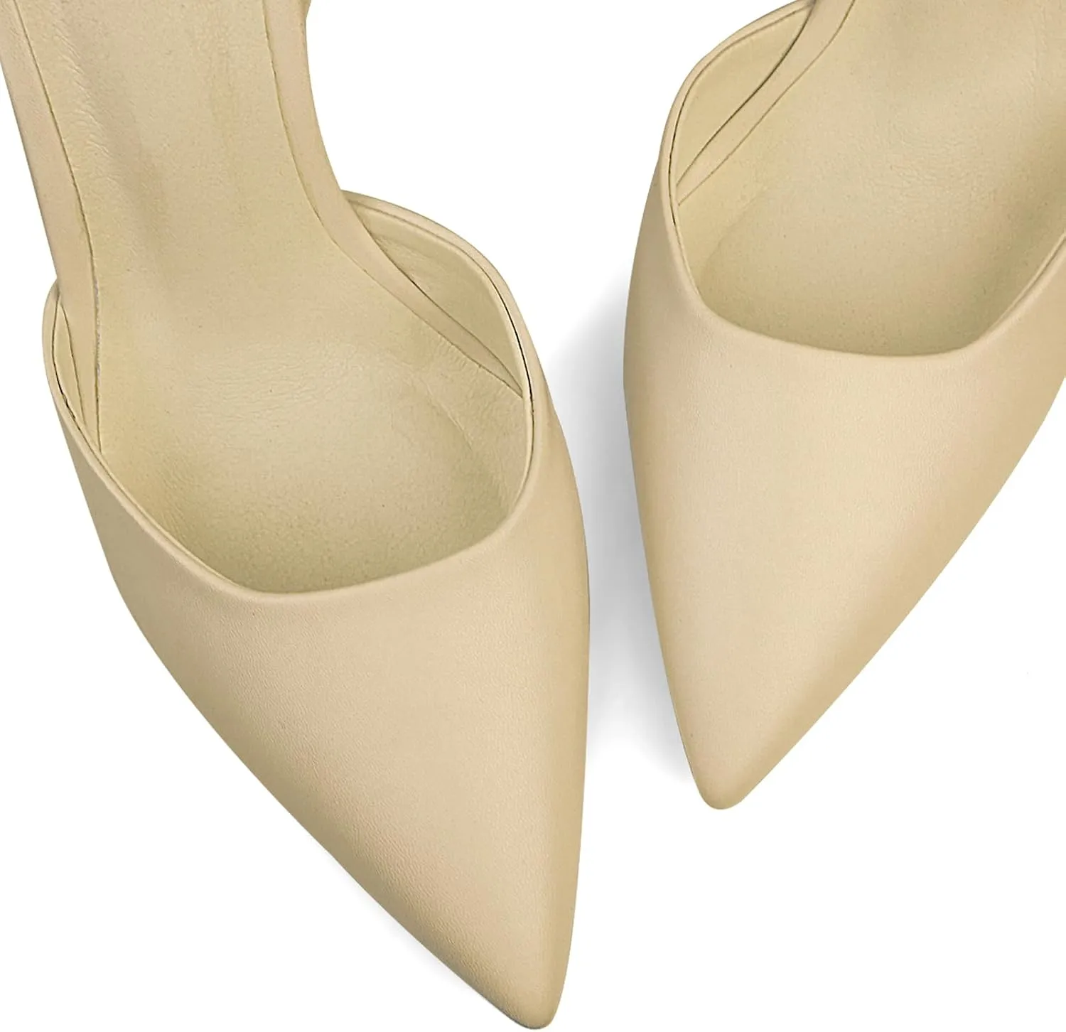 Closed Toe Ankle Strap Heels Women Pointed Toe Slingback Stiletto Heel Dress Pumps Shoes Party Wedding Sexy Heeled Sandals