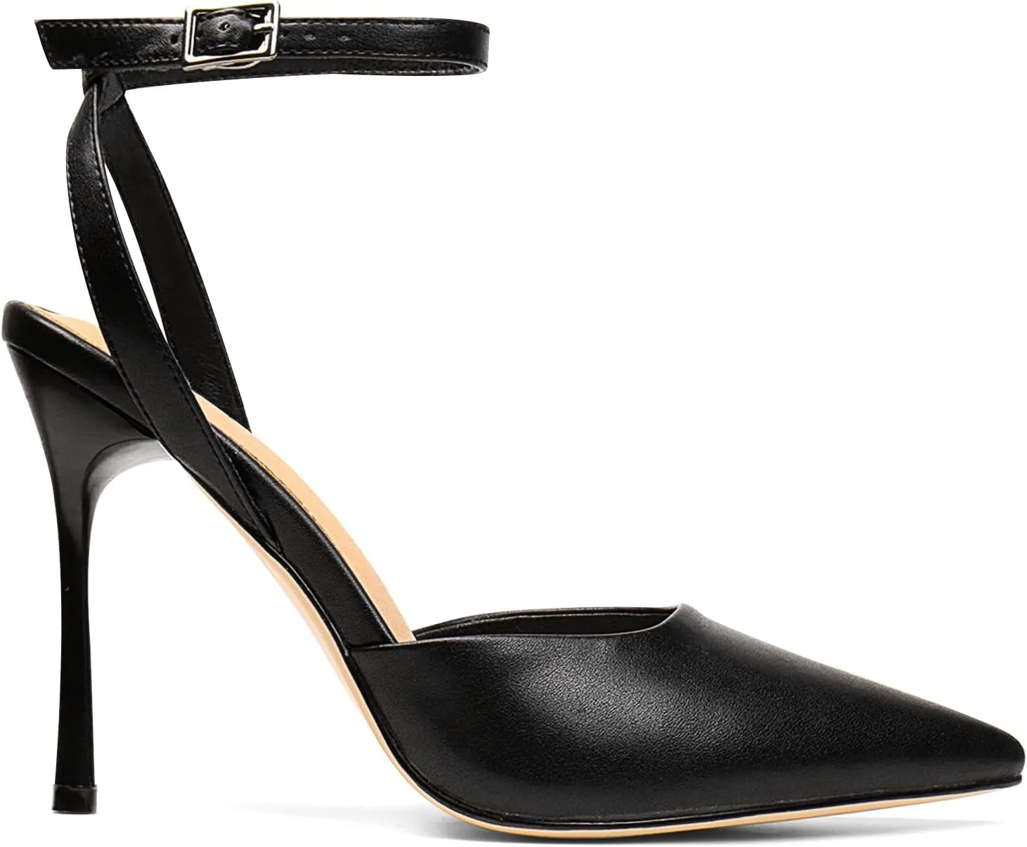 Closed Toe Ankle Strap Heels Women Pointed Toe Slingback Stiletto Heel Dress Pumps Shoes Party Wedding Sexy Heeled Sandals