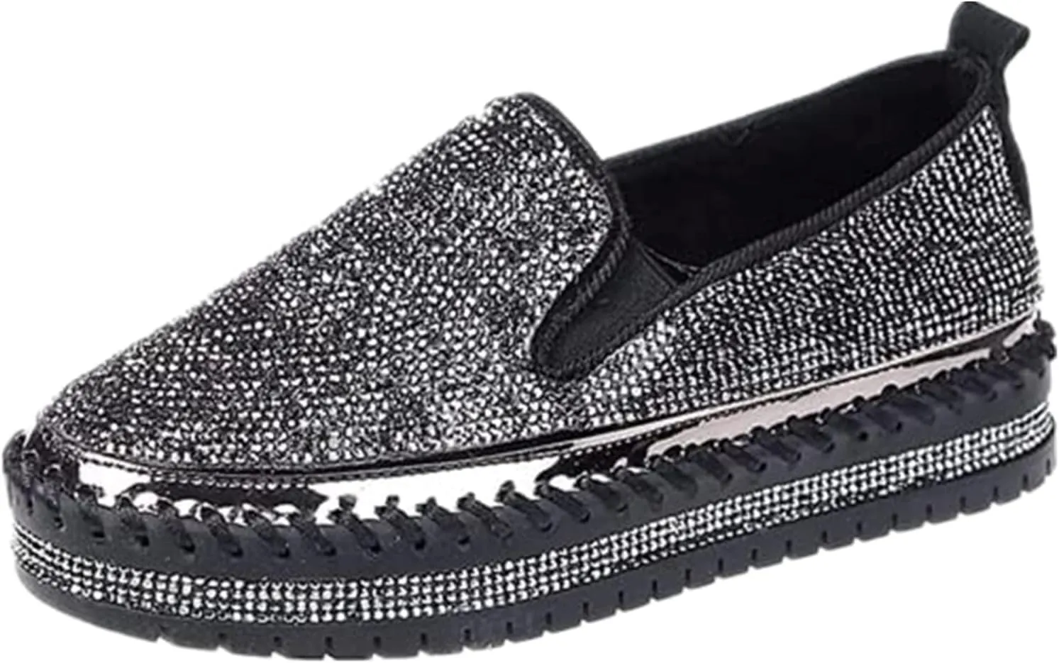 Ladmiple Slip On Shoes Women Casual Dressy Women's Slip on Sneakers Low Top Canvas Walking Shoes Fashion Dressy Casual Summer Cute Comfortable Non Slip Flats Loafers