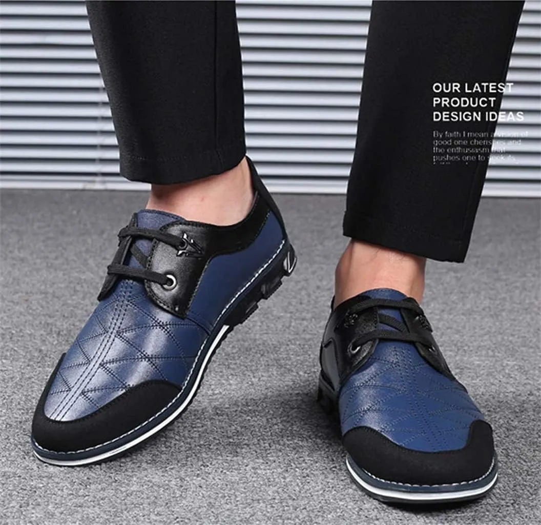 Mens Classic Business Driving Loafers Men Office Leather Sneakers Derby Penny Lightweight Comfortable Brogue Shoes