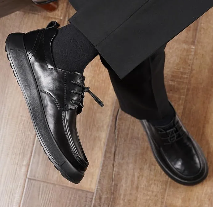 Men's Dress Shoes Casual Wedding Faux Patent Derby Shoe Formal Business Oxford