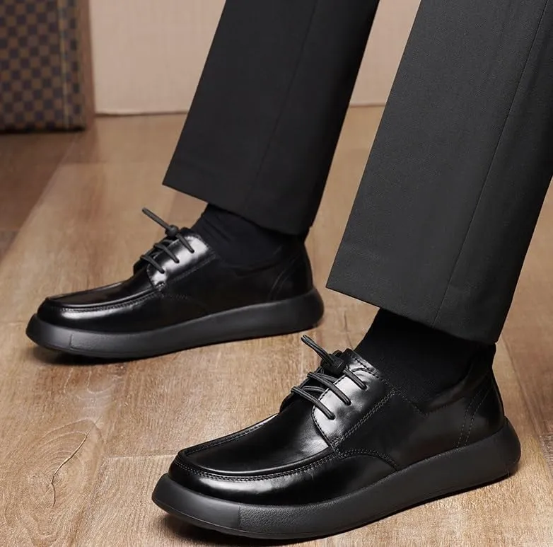 Men's Dress Shoes Casual Wedding Faux Patent Derby Shoe Formal Business Oxford