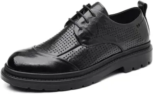 Men's Dress Shoes Men Classic Lace-up Formal Oxfords Lace Up Wedding Party Loafers for Men