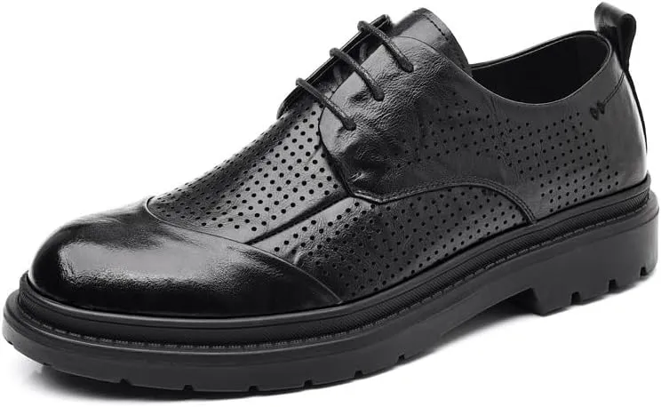 Men's Dress Shoes Men Classic Lace-up Formal Oxfords Lace Up Wedding Party Loafers for Men