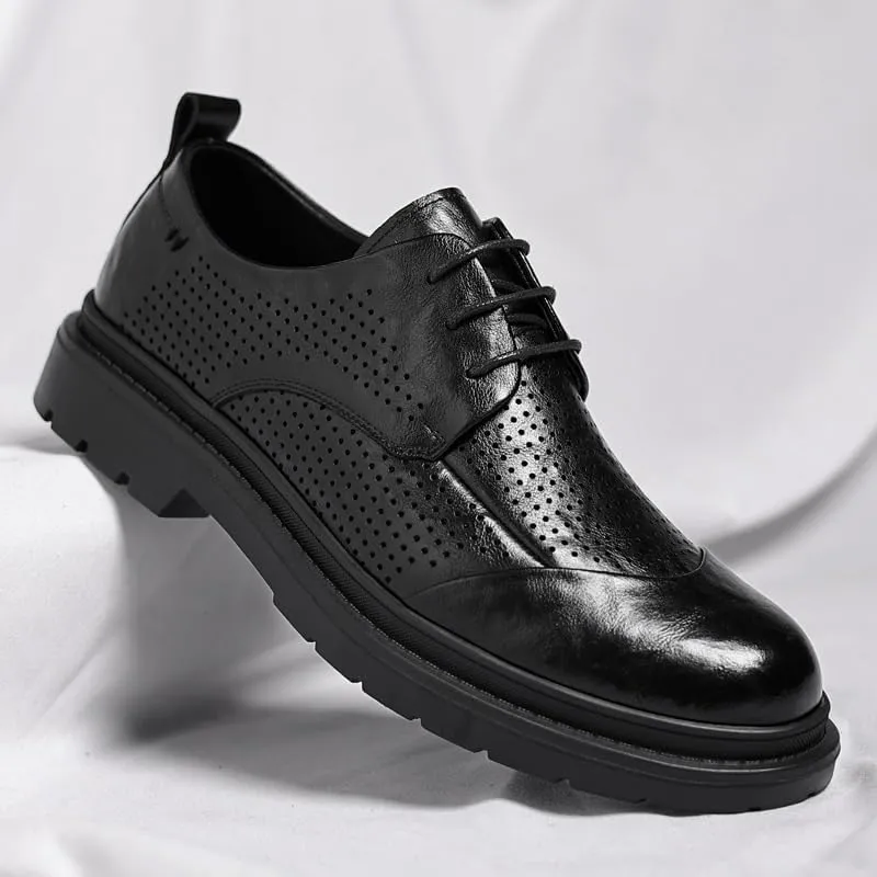 Men's Dress Shoes Men Classic Lace-up Formal Oxfords Lace Up Wedding Party Loafers for Men