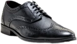 Mens Genuine Leather Brogues Lace Up Dress Shoes Formal Business Footwear