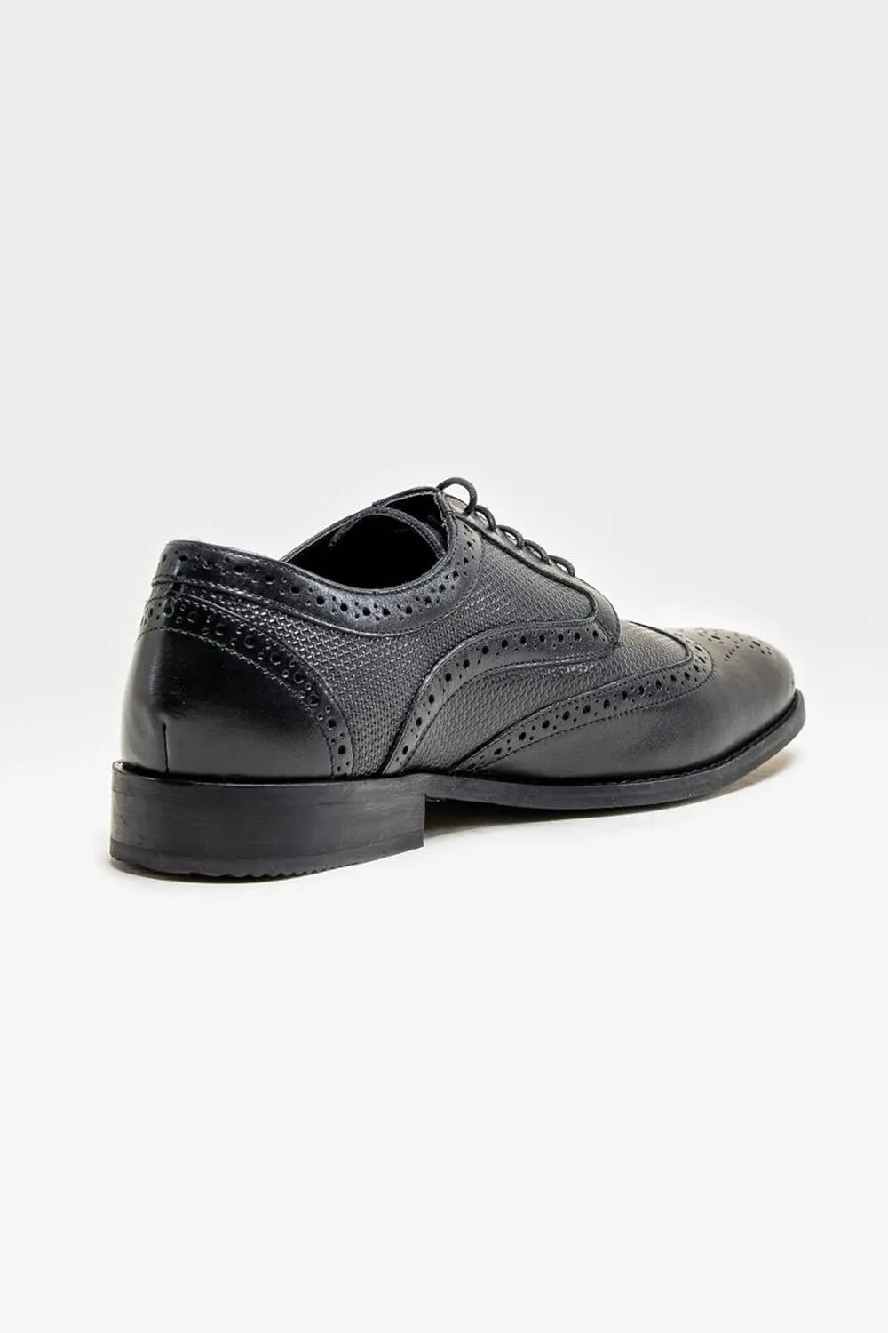 Mens Genuine Leather Brogues Lace Up Dress Shoes Formal Business Footwear