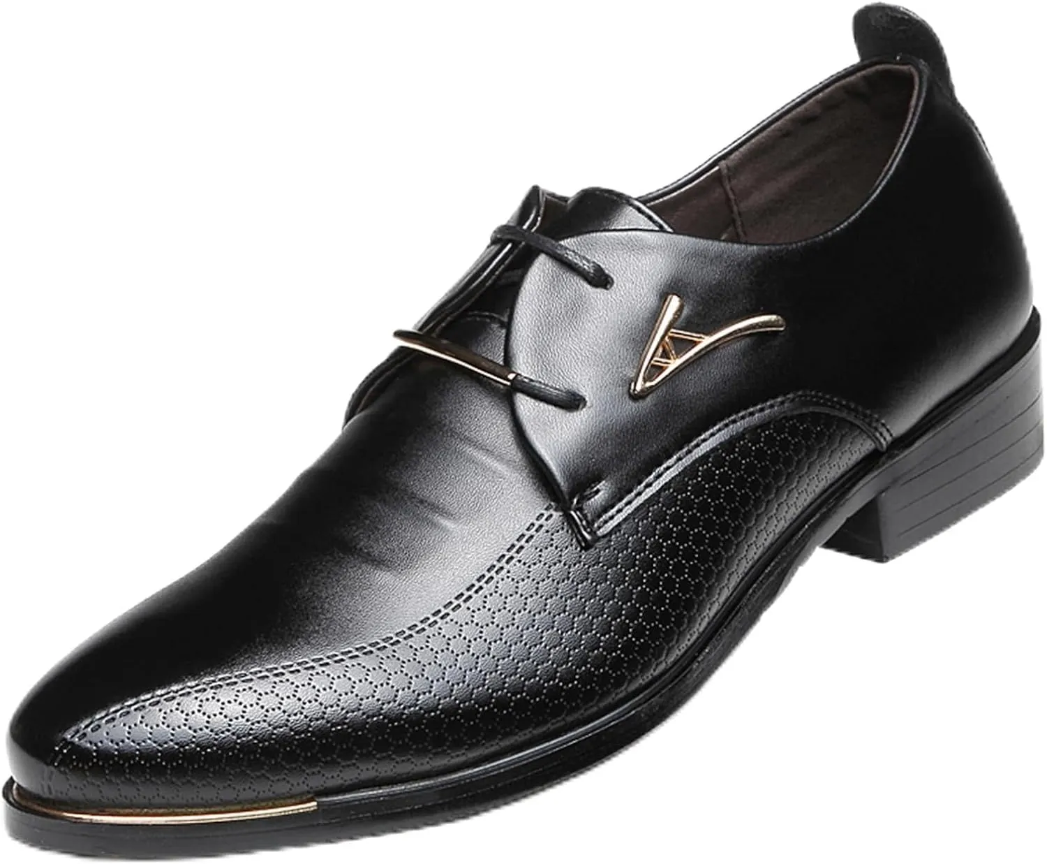 Men's Leather Lace-up Wedding Business Formal Dress Wingtips Brogue Shoes Oxfords Flats