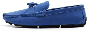 Mens Loafers Shoe Nubuck Leather Tassel Penny Driving Loafers Anti-Slip Lightweight Slip Resistant Casual Slip-ons