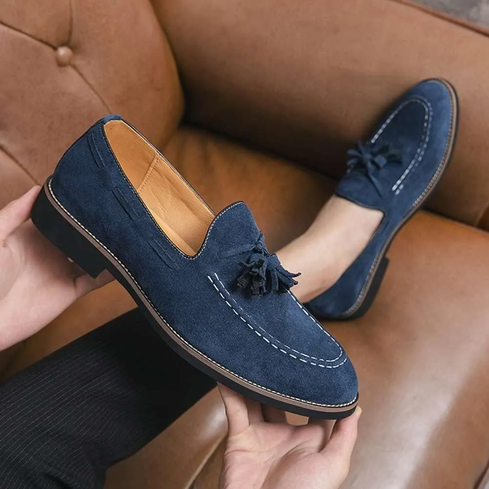 Men's Oxford Leather Dress Shoes Genuine Leather Shoes Comfort Loafers