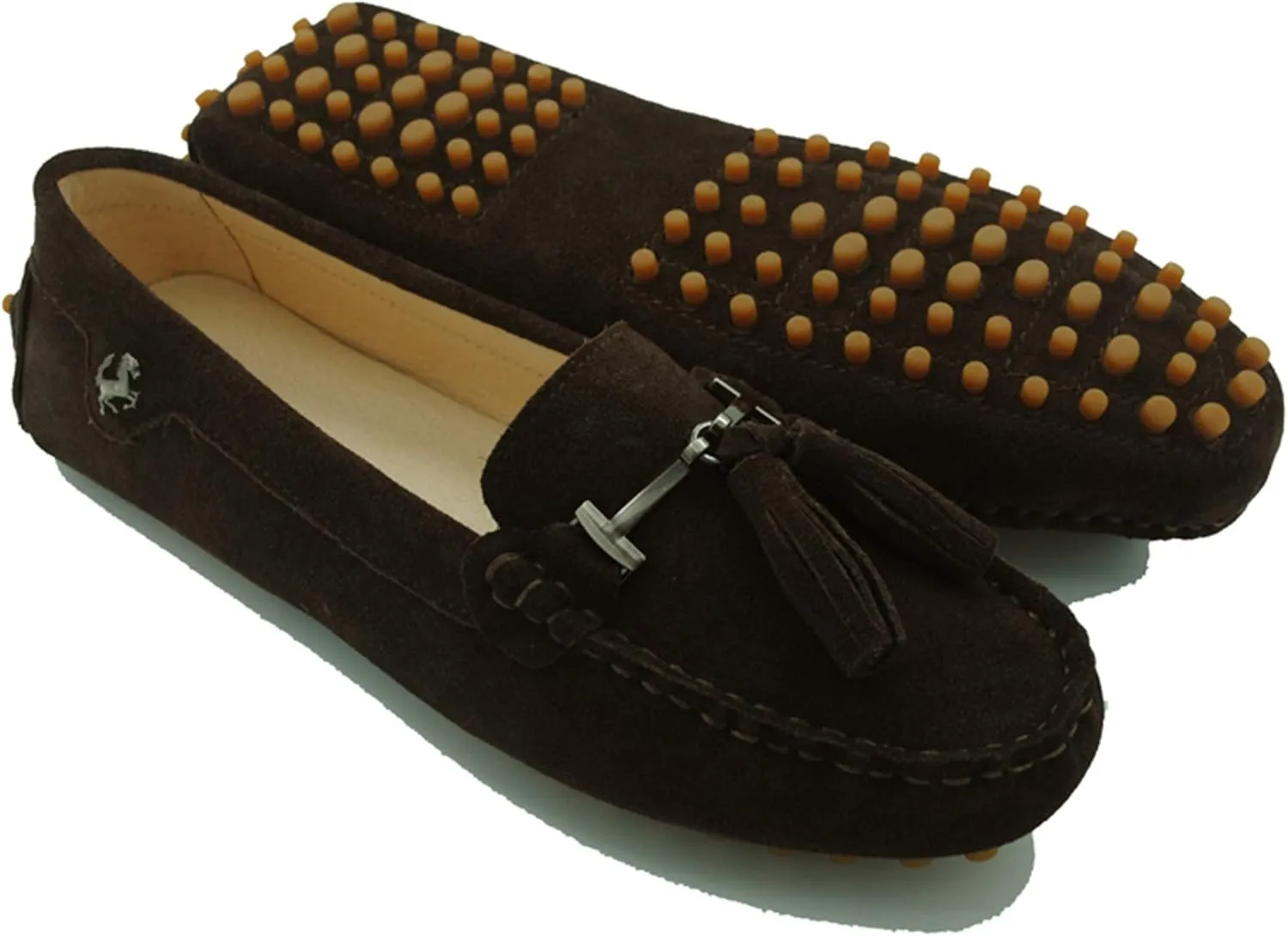 Minishion Summer Loafers for Women Tassel Driving Shoes YB96019