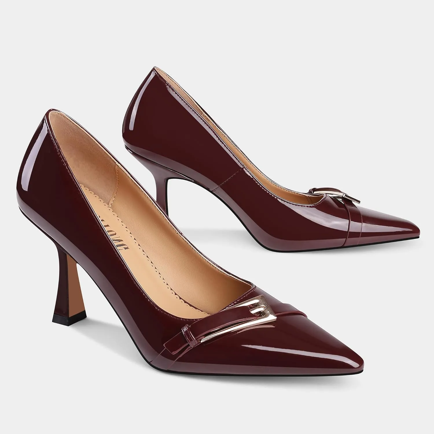 Pumps for Women Pointed Toe High Stiletto Heels Comfortable Work Dress Shoes