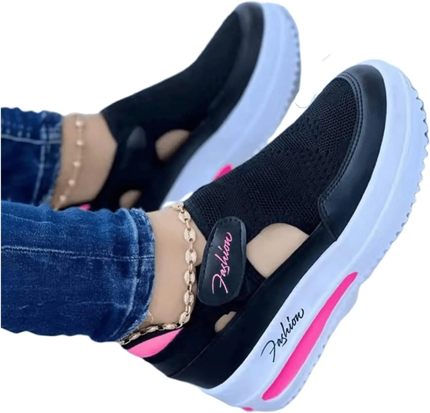 Slip On Sneakers Women Wide Width Size 12 Women's Slip On Loafers Comfortable & Lightweight Ladies Canvas Shoes Fashion Dressy Casual Summer Cute Low Top Flats Walking Sneakers