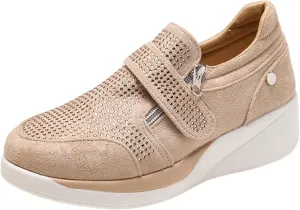 Sneakers For Women Slip On Walking Womens Slip On Loafers Shoes Fashion Canvas Sneakers Casual Classic Fall Soft Lightweight Comfort Breathable Non-Slip Flat Walking Shoes