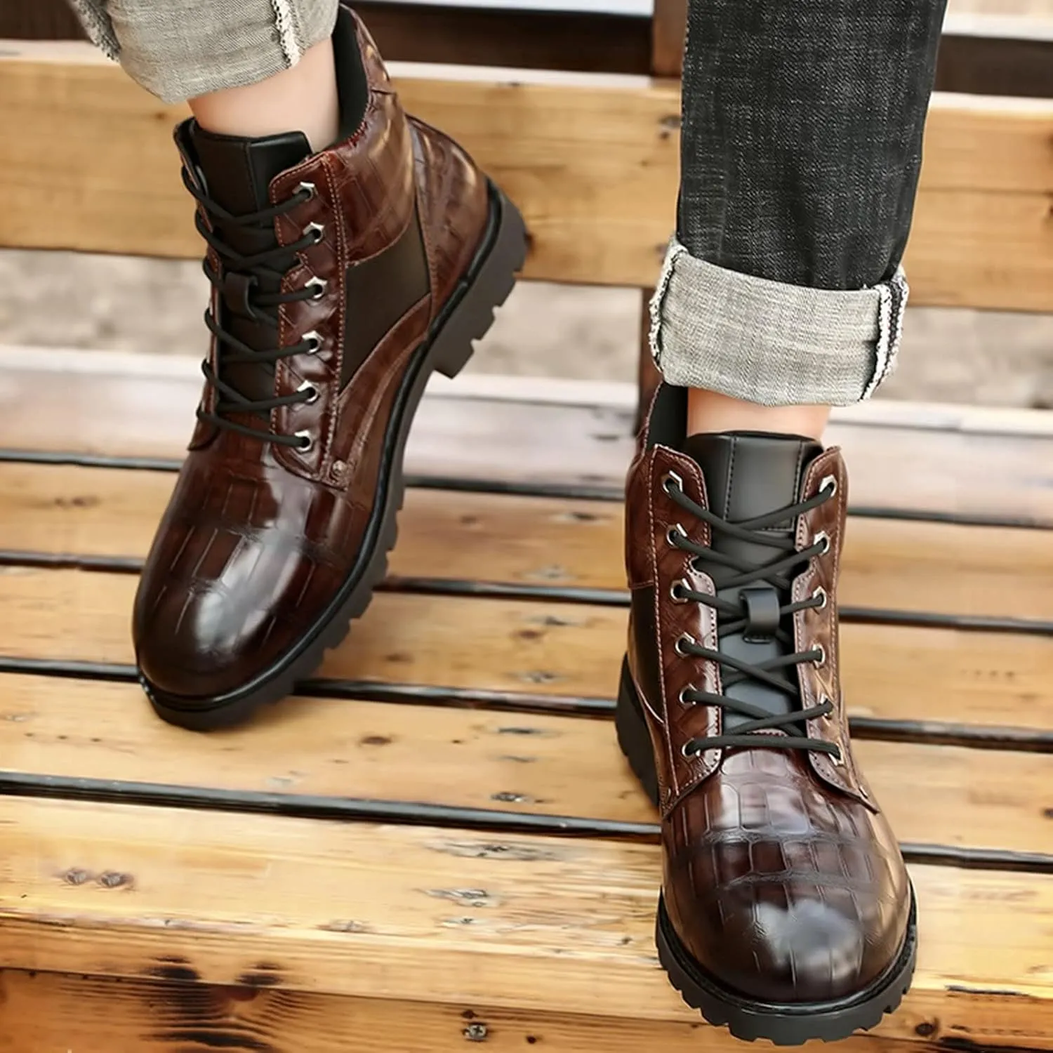 White Dress Shoes Men 11.5 Mens Shoes Classic Business Leather Shoes Fashion Retro Casual Comfortable Lace Up Leather Shoes Business Shoe Men