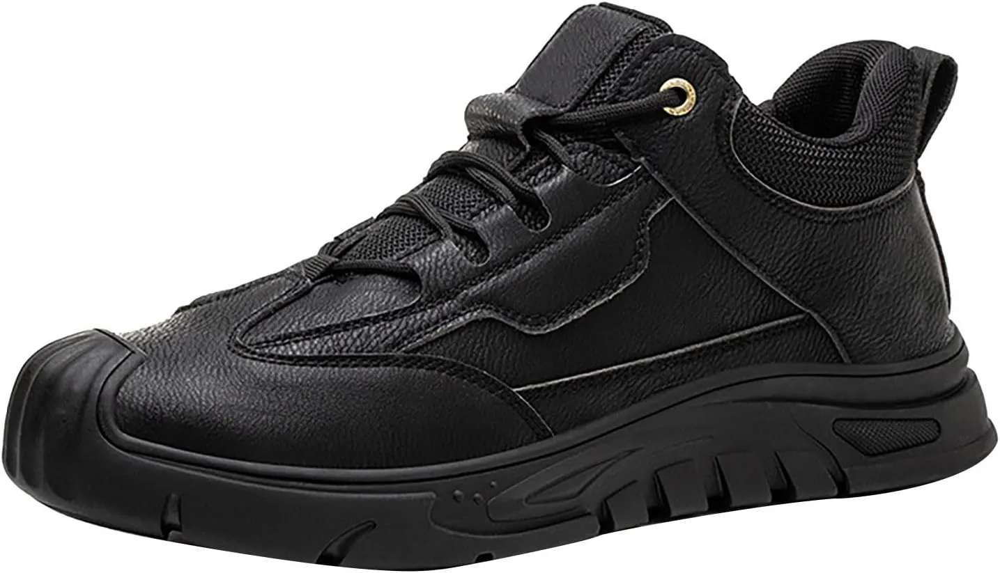 White Platform Sneakers Womens Hiking Shoes Slip On Casual Shoes Round Toe Slip On Casual Black Loafers Women Women's Sneakers in White in Wide Width