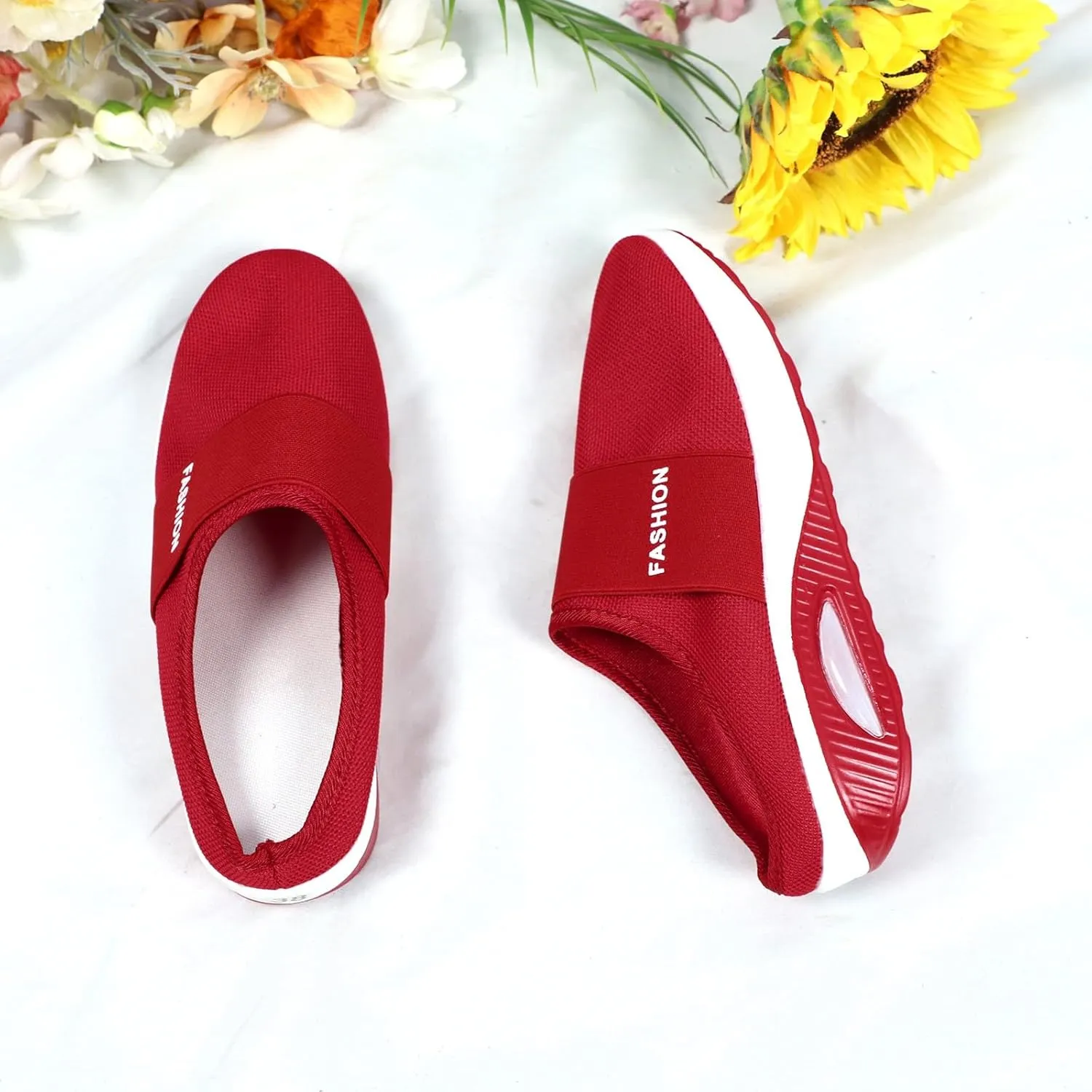 Womens Backless Sneakers Mesh Slip-on Mule Shoes Womens Running Shoes High Top Black Casual Shoes Black Sneakers Platform Tennis Shoe Loafers Casual Slip On