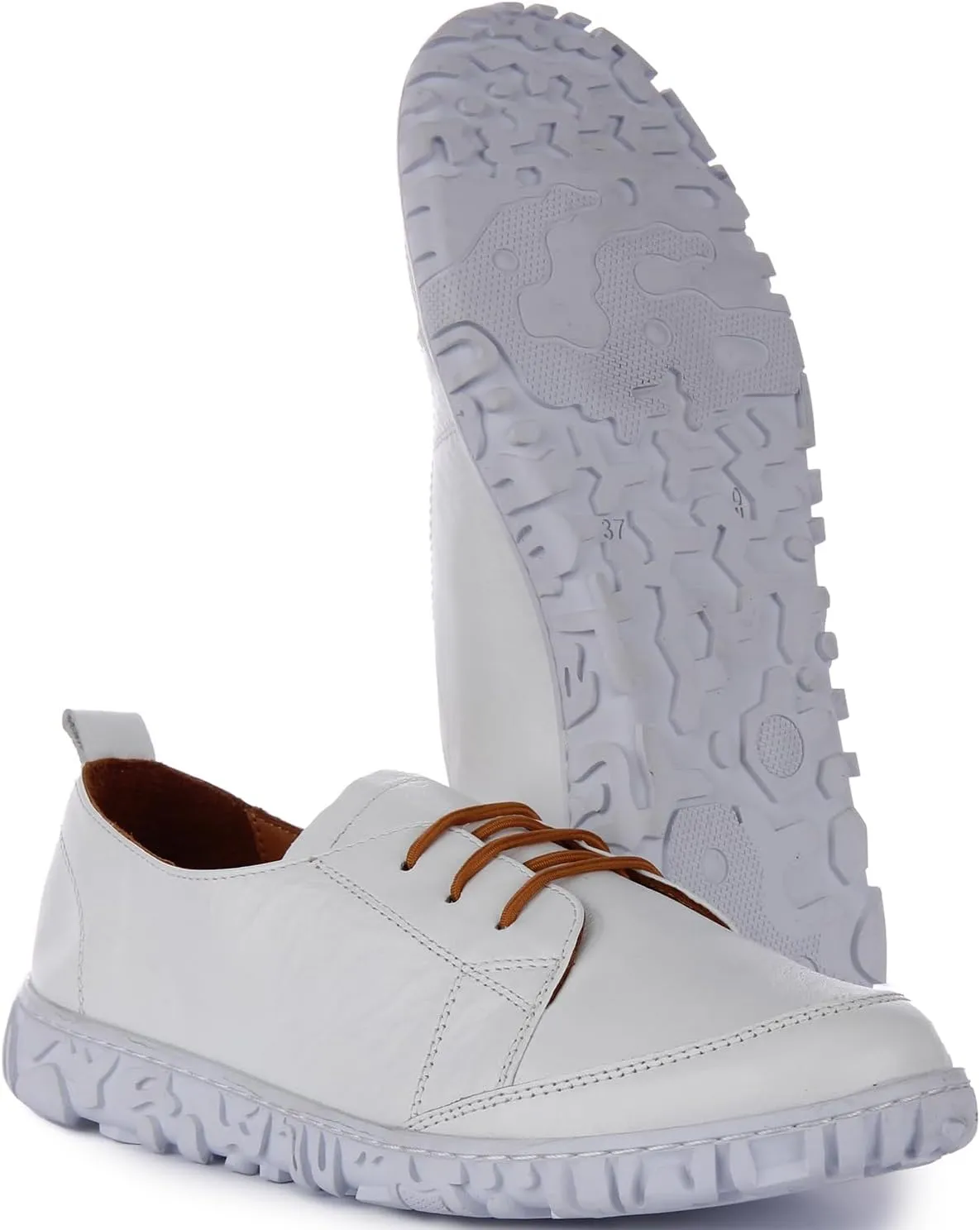 Womens Lace Up Brogue Shoes