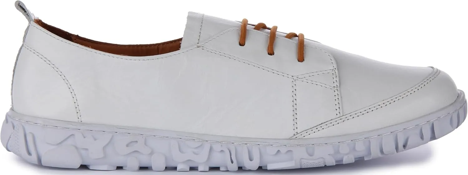 Womens Lace Up Brogue Shoes