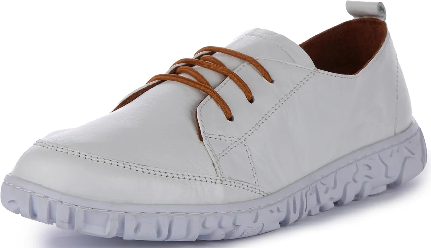 Womens Lace Up Brogue Shoes