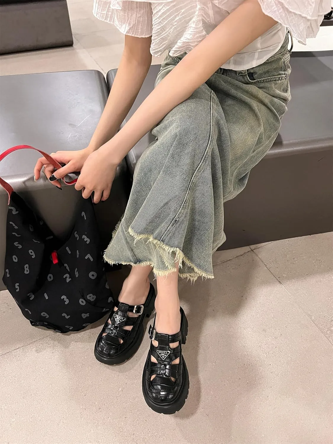 Women's Platform Hollow Woven Fisherman Mules Slip-On Summer Fashion Adjustable Buckle Strappy Rome Sandals Comfortable High Chunky Heeled Casual Dress Shoes Shopping Daily Wear Pumps