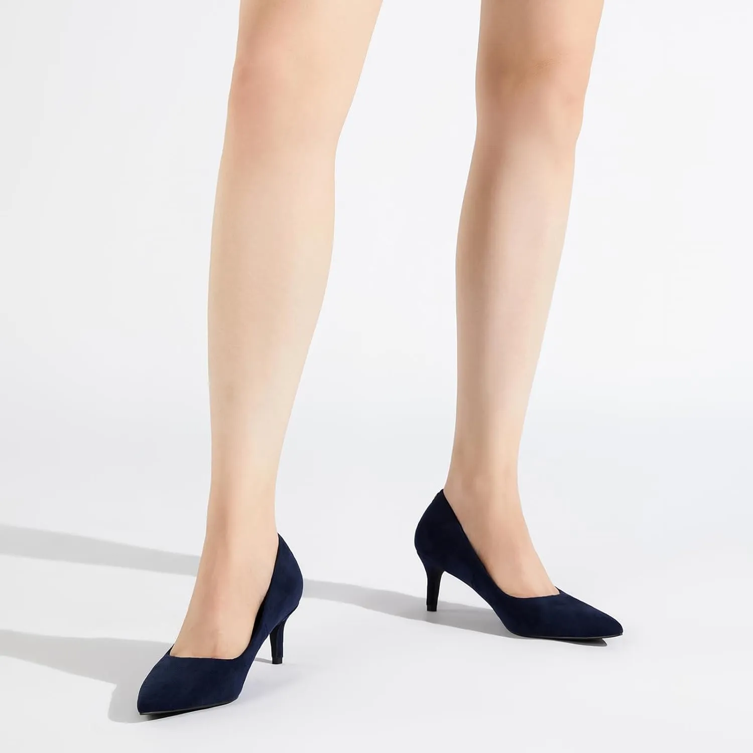 ZURIN Women's Pointed Toe Comfortable Stiletto Heels Closed Toe Dress Pumps Shoes for Wedding Work Office Business